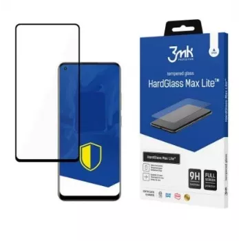 3MK HardGlass Max Lite karastatud klaasist ekraanikaitse Realme 11 jaoks - Must