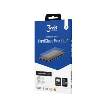 3MK HardGlass Max Lite Karastatud Klaasist Ekraanikaitse Samsung Galaxy S21 FE jaoks - Must