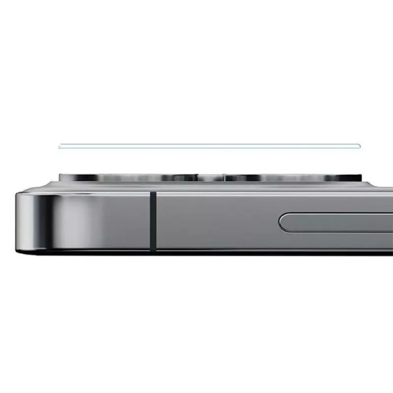3MK Lens Pro Full Cover Karastatud Klaasist Kaamera Objektiivi Kaitse iPhone 14 Pro / 14 Pro Max jaoks Alumiiniumraami ja Paigaldusraamiga (1 tk, Must)