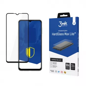 3MK Samsung Galaxy M23 5G Black - HardGlass Max Lite karastatud klaasist ekraanikaitse