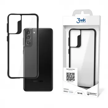 3MK Satin Armor Case+ Samsung Galaxy S21+ 5G jaoks - Läbipaistev satiinmatt TPU/PC tagakaas