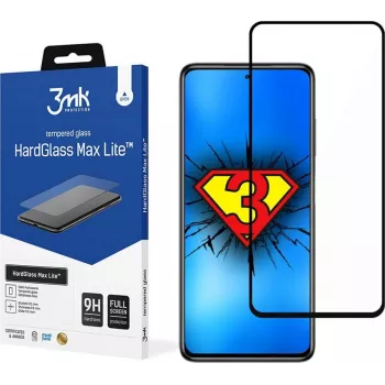 3MK Xiaomi POCO X3 GT Black - HardGlass Max Lite karastatud klaasist ekraanikaitse