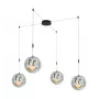 40W LED rippvalgusti 2000lm loomulik valge 4000K must alumiinium 400mm