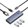 5-in-1 Hub Baseus UltraJoy Series USB-C to HDMI 4K@30Hz + 3x USB 3.0 + 1x PD (Grey)