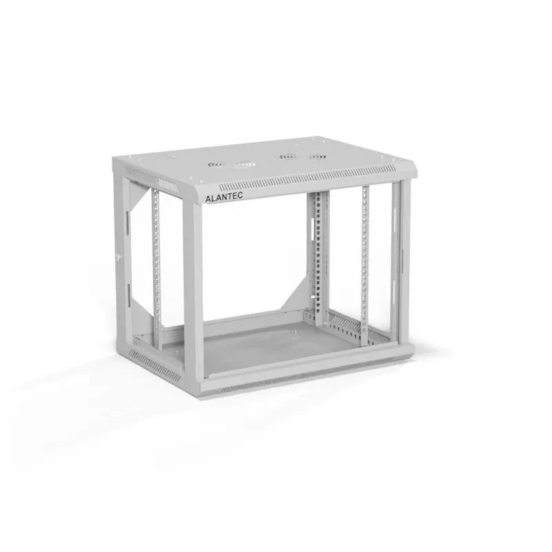 A-LAN ALANTEC 19 inch 9U 600x450 seinakapp, hall