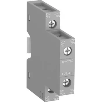 ABB CAL4-11 abikontaktplokk 1NO+1NC esipaneelile kinnitatav kruviklemmidega (1SBN010120R1011)