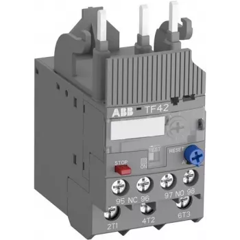 ABB TF42-10 termiline ülekoormusrelee, 8-10 A, klass 10, 690 V AC, 3-pooluseline, 1NO+1NC 1SAZ721201R1043