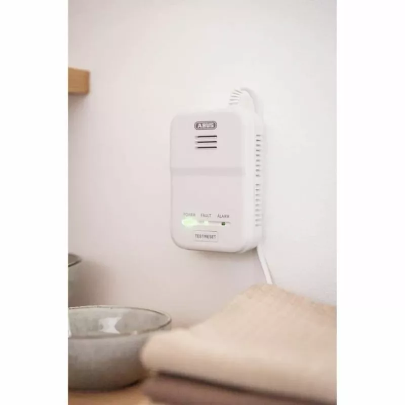 ABUS GWM100ME Gaasi alarm – maagaasi (metaani) detektor, seinakinnitus, 230V