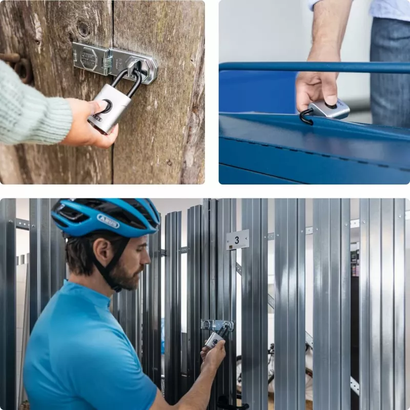 ABUS Security-Center ABEO10010 Bluetooth-tabalukk, hõbedane