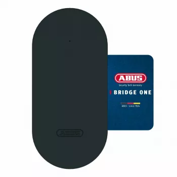 ABUS Security-Center BRIDGE One Smart Home Wireless LAN Bridge (ABBO10000B), must, 230 V, Bluetooth-võimekusega