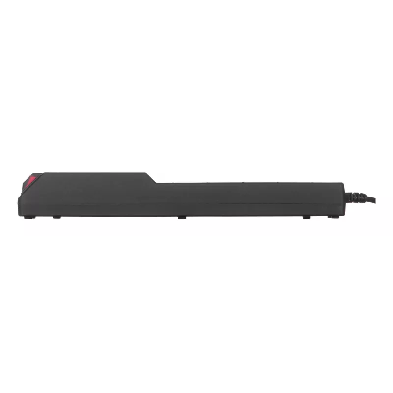 ACAR 504WF EMI/RFI liigpingekaitsega pikendusjuhe, 5 Schuko pistikupesa, 3m kaabel, must