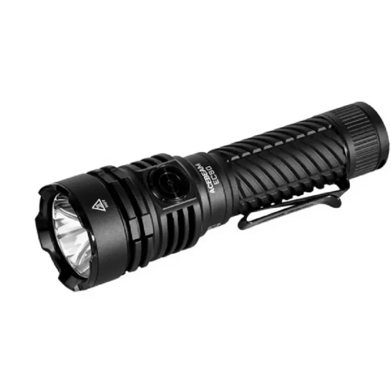 ACEBEAM EC90 Must Taskilamp 6500 Luumenit USB-C Laetav