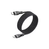 Acefast C11-03 3in1 USB-C to USB-C kaabel 100W 480Mbps 1,2m Must