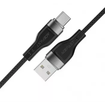 ACEFAST C11-04 USB-A to USB-C 3A Magnetic Punutud Kaabel 1,2m Must