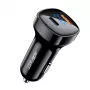 ACEFAST Auto Laadija 66W USB Type C / USB, PPS, Power Delivery, Quick Charge 4.0, AFC, FCP Must (B4 black)