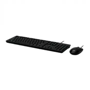 Acer AAK400 juhtmega klaviatuuri ja hiire komplekt - USA paigutus - Must - Jaemüügipakend