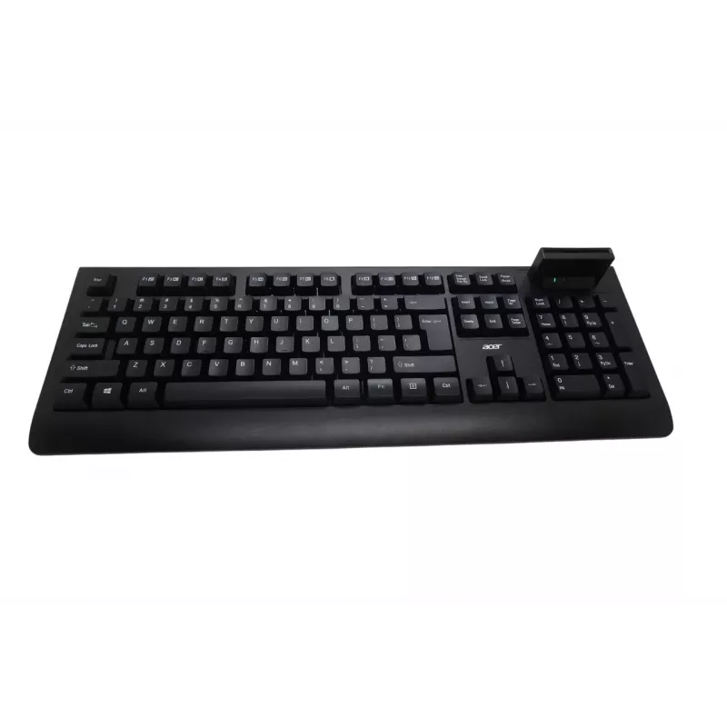 Acer AKW320 Juhtmega klaviatuur nutika kaardilugejaga, USA rahvusvaheline paigutus, must