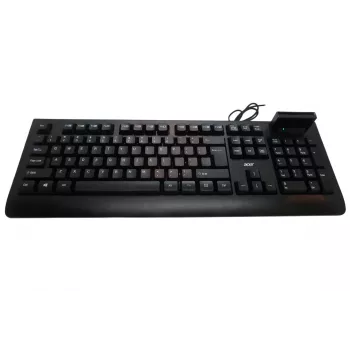Acer AKW320 Juhtmega klaviatuur nutika kaardilugejaga, USA rahvusvaheline paigutus, must