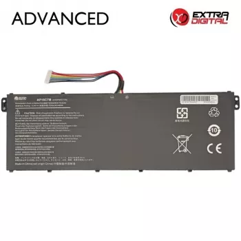 Acer AP18C7M 3200mAh Li-ion Sülearvuti aku, 15.4V, 4-elemendiline, Must