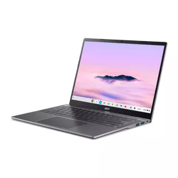 Acer Chromebook Plus 514 CBE594-2-TCO-373B - 14-tolline Full HD IPS, Intel Core 3 100U, 8GB LPDDR5, 256GB SSD, ChromeOS, taustvalgustusega klaviatuur, alumiiniumist ülemine kate