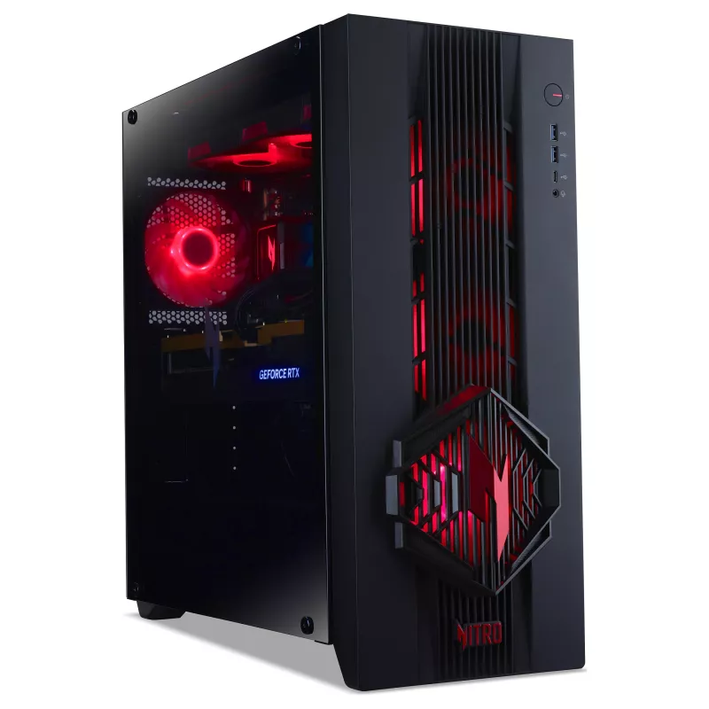 Acer Nitro 70 N70X3D-100 mänguarvuti, AMD Ryzen 7 9800X3D, 32GB DDR5, 1TB SSD, RTX 5070, Windows 11 Home