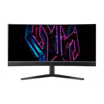 Acer Predator X34QXC Ergo OLED 86 cm 34-tolline kumer 1800R WQHD ZeroFrame OLED 360 Hz 21:9 0.03 ms (GTG) 1300 nits 2x HDMI 2.1 2x DP 1x USB-C sisseehitatud kõlarid