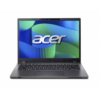 Acer TravelMate TMP214-55-G2-TCO-58UX 14 tolli WUXGA Intel Core 5 120U 16 GB RAM 512 GB SSD Intel Iris Xe Graphics Windows 11 Pro Hall Inglise taustvalgustusega klaviatuur