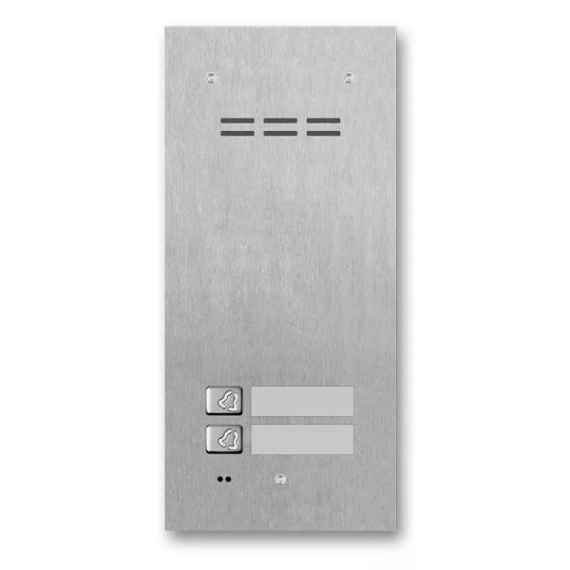ACO FAM-P-2NPACC Flush-Mounted 2-Family Video Intercom Panel with RFID Reader