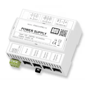 ACO PS45-15-PRO-13 Video Toiteplokk DIN 15V, 3A
