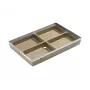 ACO Vario põhjaosa põrandaäravoolule 75x50 DN 75/DN 50 must