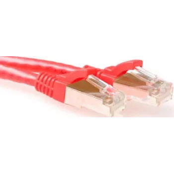 ACT 1,50m Cat6a S/FTP PiMF punane patch-kaabel IB5051