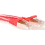 ACT 1,50m Cat6a S/FTP PiMF punane patch-kaabel IB5051