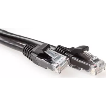 ACT 3m Cat6a U/UTP RJ45 võrgukaabel, must, 10Gbps, 500MHz, vask, PVC-kate IB3503