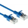 ACT Sinine 5m LSZH U/FTP CAT6A andmekeskuse õhuke paigalduskaabel snagless RJ45 pistikutega (DC7605)