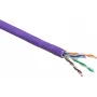 ACT Cat 6 U/UTP täisjuhtmega paigalduskaabel, LSZH, CPR Dca, 24AWG, violetne, 305m (XS6003)