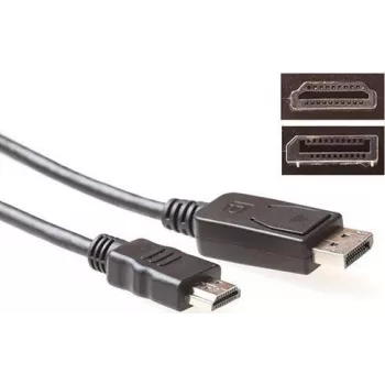 ACT DisplayPort - HDMI konversioonikaabel 1m 4K@30Hz kullatud pistikud AK3988