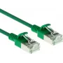 ACT Roheline 0,15m LSZH U/FTP CAT6A Datacenter Slimline Patch Kaabel Snagless RJ45 Pistikutega (DC7730)
