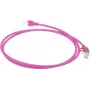 ACT Roosa 5m LSZH U/FTP CAT6A Datacenter Slimline Patch Kaabel Snagless RJ45 Pistikutega (DC7405)