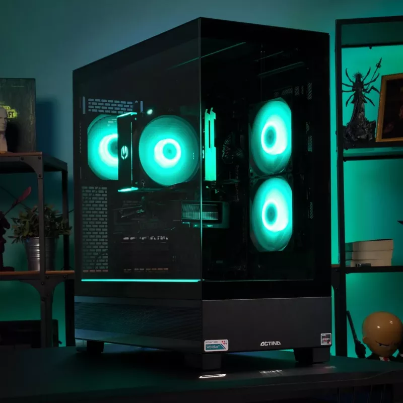 ACTINA PC AMD Ryzen 5 5600X 32 GB DDR4-SDRAM 1 TB SSD NVIDIA GeForce RTX 5060 Midi Tower Must