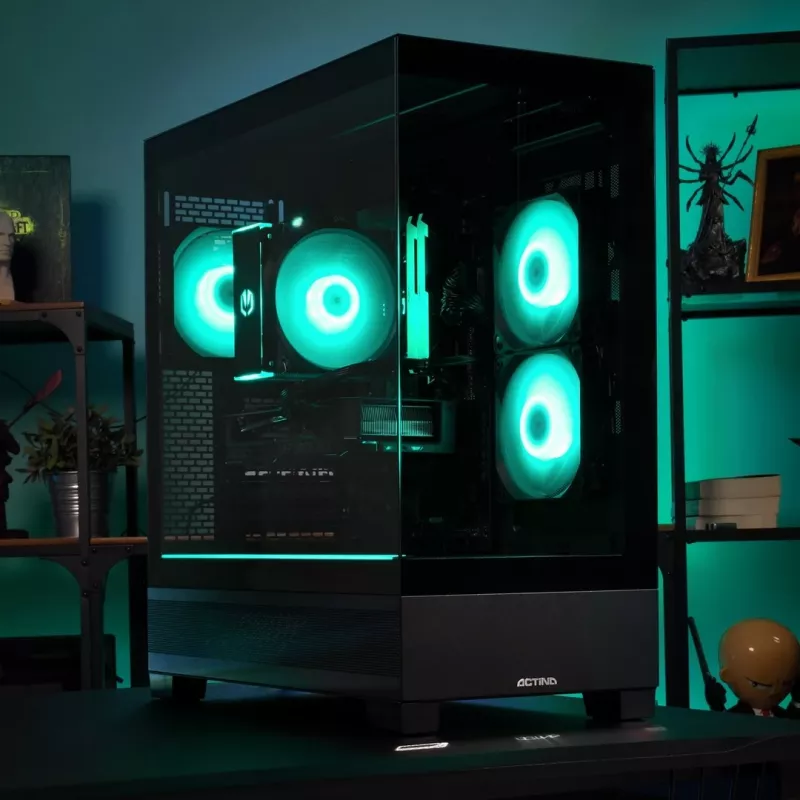 Actina PC AMD Ryzen 5 7600X 32 GB DDR5-SDRAM 1 TB SSD NVIDIA GeForce RTX 5070 Windows 11 Home Midi Tower Must