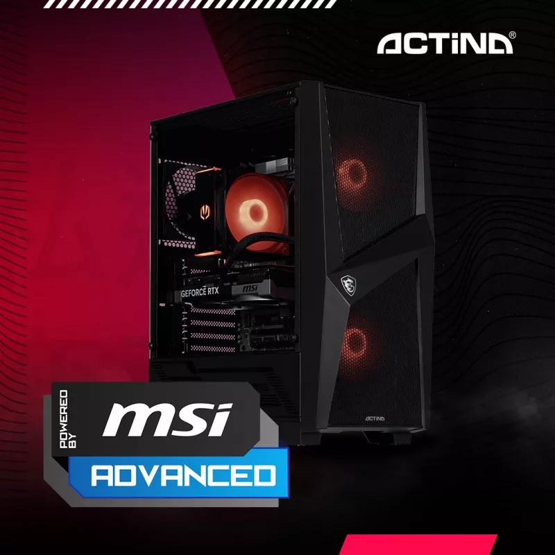 ACTINA PC AMD Ryzen 7 8700F 32 GB DDR5-SDRAM 1 TB SSD NVIDIA GeForce RTX 5060 Midi Tower Must