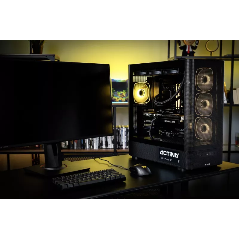 ACTINA PC AMD Ryzen 7 9850X3D 32 GB DDR5-SDRAM 2 TB SSD NVIDIA GeForce RTX 5090 Windows 11 Home Midi Tower Must