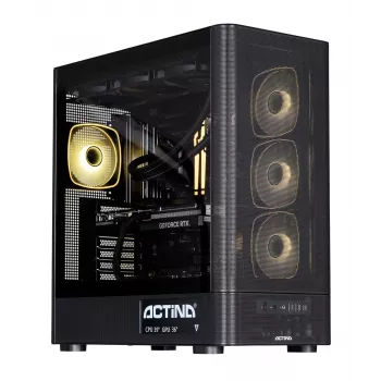 Actina PC AMD Ryzen 9 9900X3D 32 GB DDR5-SDRAM 1 TB SSD NVIDIA GeForce RTX 5070 Ti Windows 11 Home Midi Tower Must