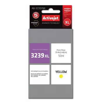 Activejet AB-3239YNX Supreme kollane tindikassett (50 ml, ühilduv Brother LC3239XLY)
