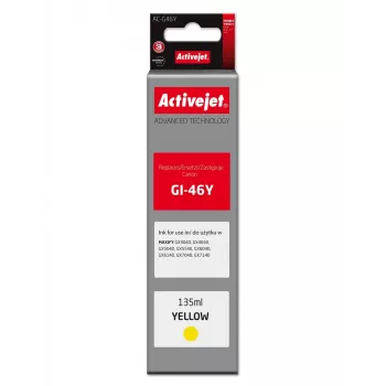 Activejet AC-G46Y kollane tindipudel Canon GI-46Y jaoks, 135 ml, Supreme seeria
