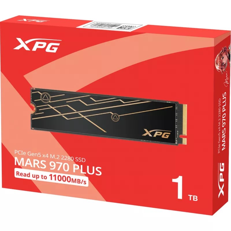 ADATA MARS 970 PLUS 1 TB PCIe Gen5 x4 NVMe M.2 2280 SSD