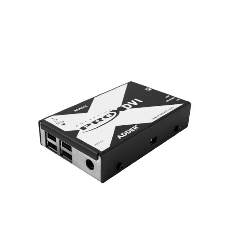 Adder AdderLink X-seeria X-DVI PRO KVM-pikendaja - DVI-D, USB 2.0, audio, kuni 50 m Cat5e/6/7 kaabli kaudu (X-DVIPRO-IEC)