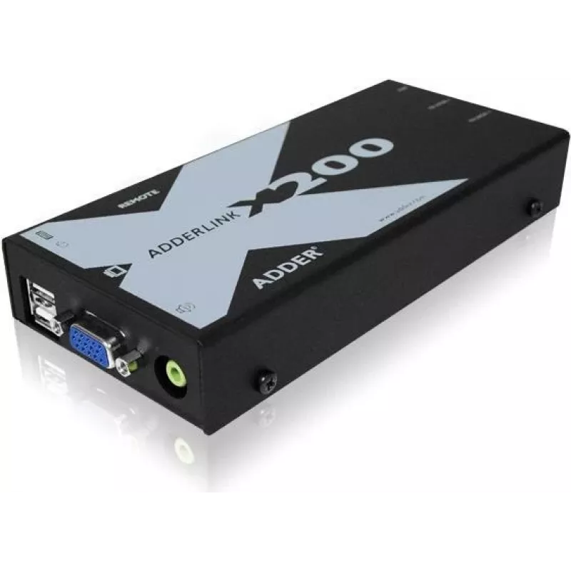 Adder X200-USB/P-IEC AdderLink X200 VGA USB KVM pikendaja komplekt CAT5/5e/6/7 kaudu kuni 100m