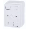 ADELID RM-NT-02T Pindpaigaldatav jaotuskarp, 2 moodulit, IP40, läbipaistva uksega