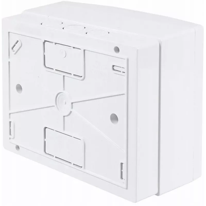 ADELID RM-NT-06T Pindpaigaldatav jaotuskilp, 6 moodulit, 1 rida, IP40, valge/hall